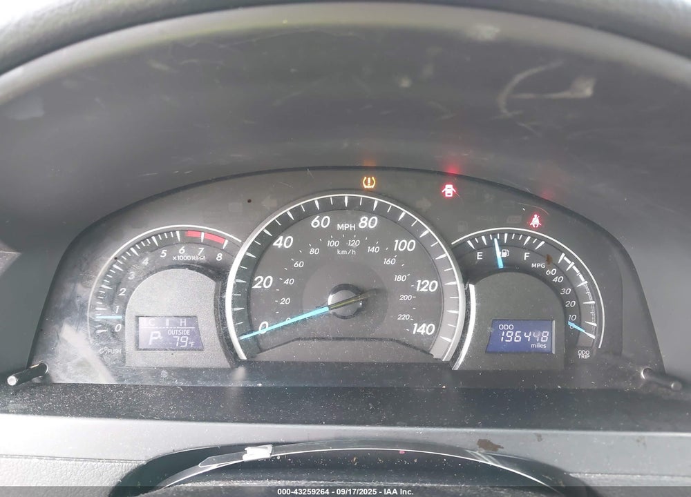 2012 TOYOTA CAMRY VIN: 4T4BF1FK7CR202922