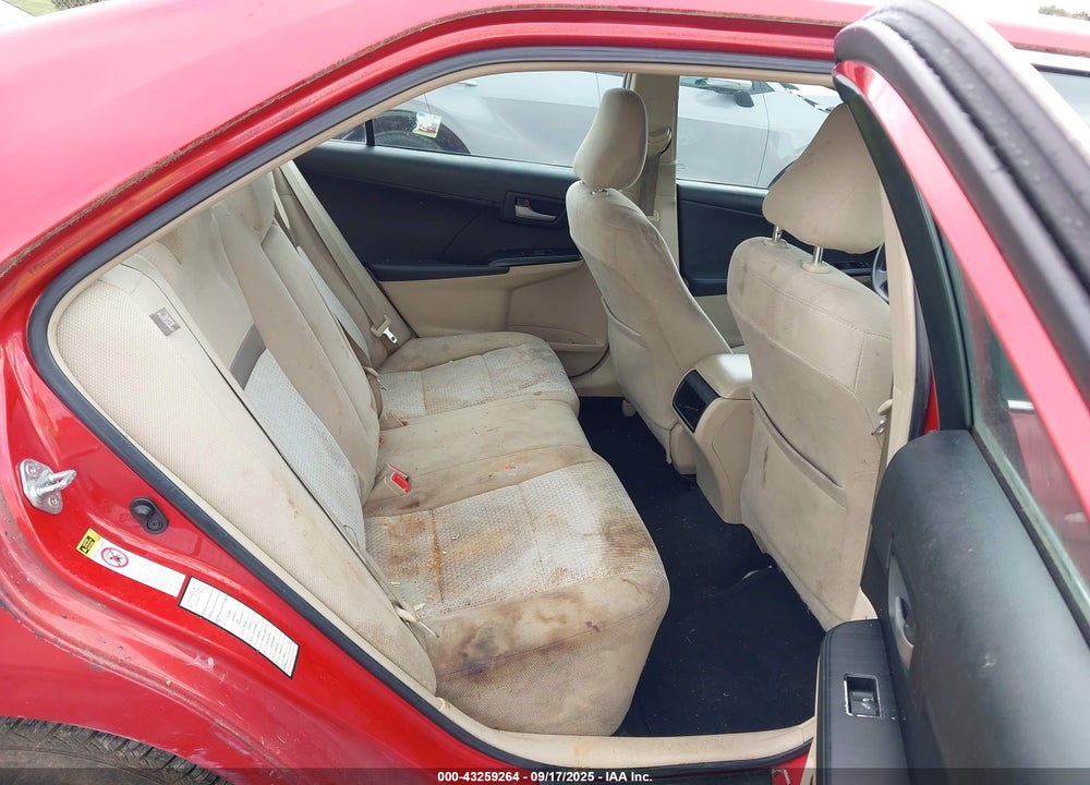 2012 TOYOTA CAMRY VIN: 4T4BF1FK7CR202922