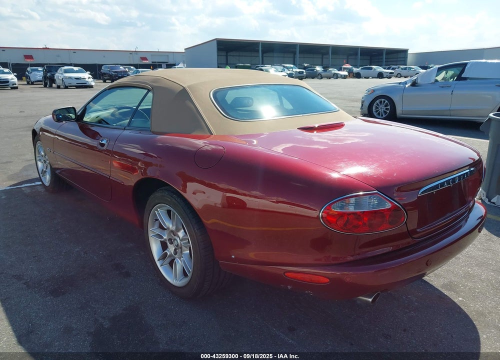 2001 JAGUAR XK8 VIN: SAJDA42C81NA15478