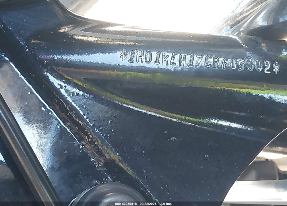2012 HARLEY-DAVIDSON FLHTK ELECTRA GLIDE ULTRA LTD VIN: 1HD1KEM17CB605302
