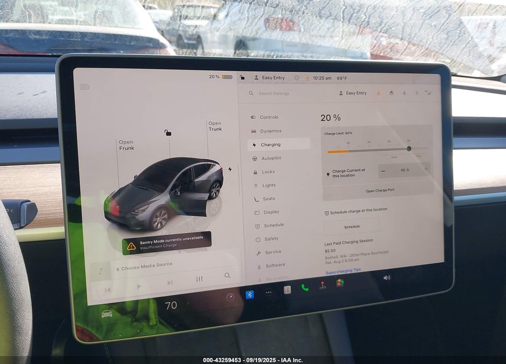 2023 TESLA MODEL Y VIN: 7SAYGDEE9PF922212