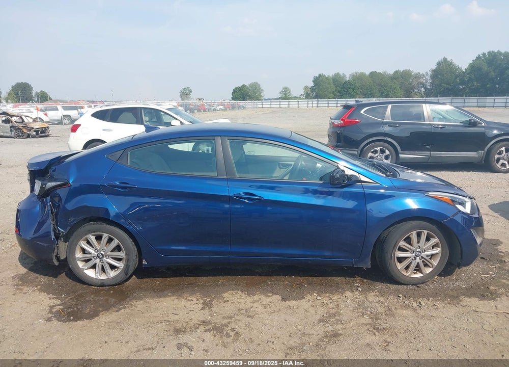 2016 HYUNDAI ELANTRA SE VIN: 5NPDH4AE6GH673366