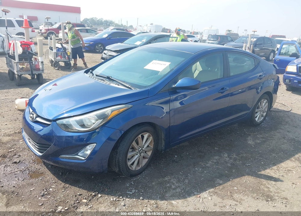 2016 HYUNDAI ELANTRA SE VIN: 5NPDH4AE6GH673366