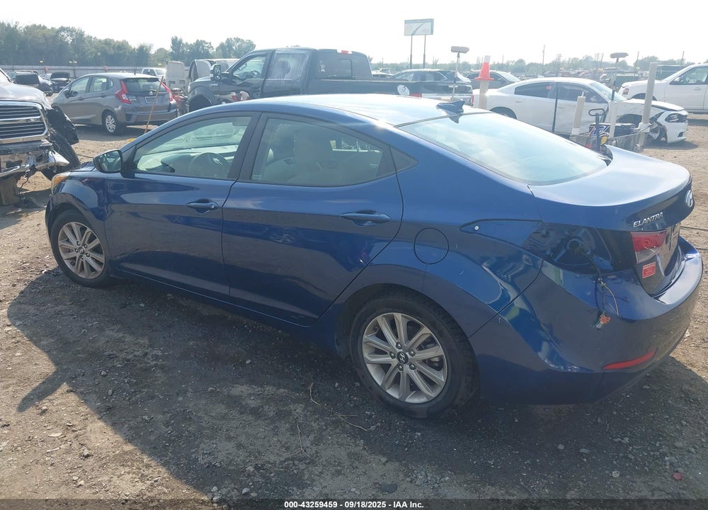 2016 HYUNDAI ELANTRA SE VIN: 5NPDH4AE6GH673366