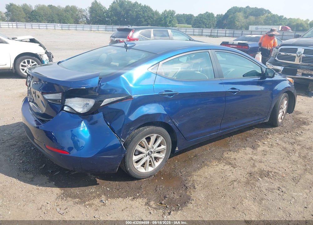 2016 HYUNDAI ELANTRA SE VIN: 5NPDH4AE6GH673366
