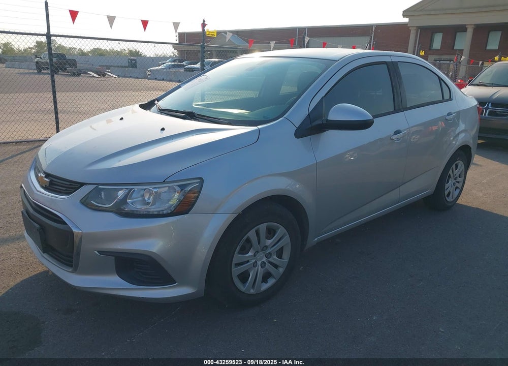 2018 CHEVROLET SONIC VIN: 1G1JB5SH5J4120636