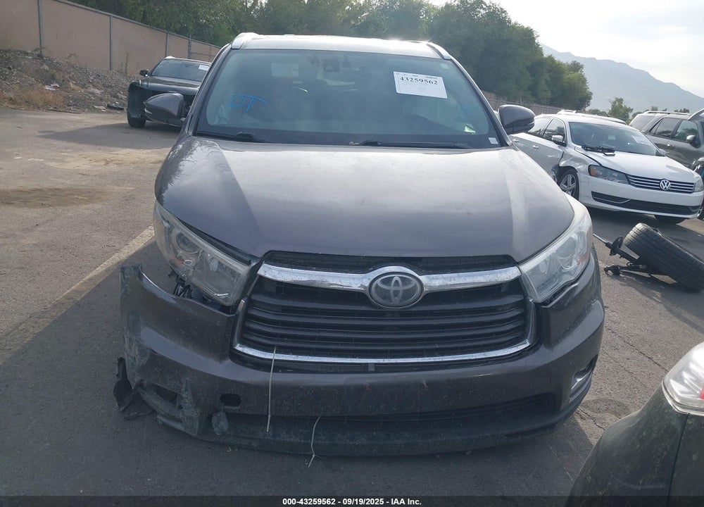 2016 TOYOTA HIGHLANDER LIMITED V6 VIN: 5TDDKRFHXGS321094