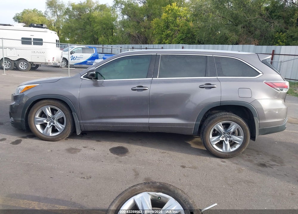 2016 TOYOTA HIGHLANDER LIMITED V6 VIN: 5TDDKRFHXGS321094