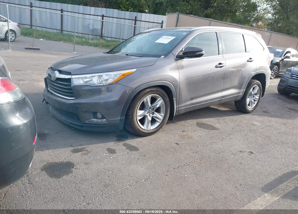 2016 TOYOTA HIGHLANDER LIMITED V6 VIN: 5TDDKRFHXGS321094