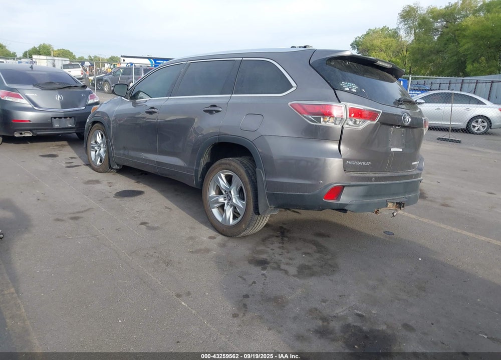 2016 TOYOTA HIGHLANDER LIMITED V6 VIN: 5TDDKRFHXGS321094