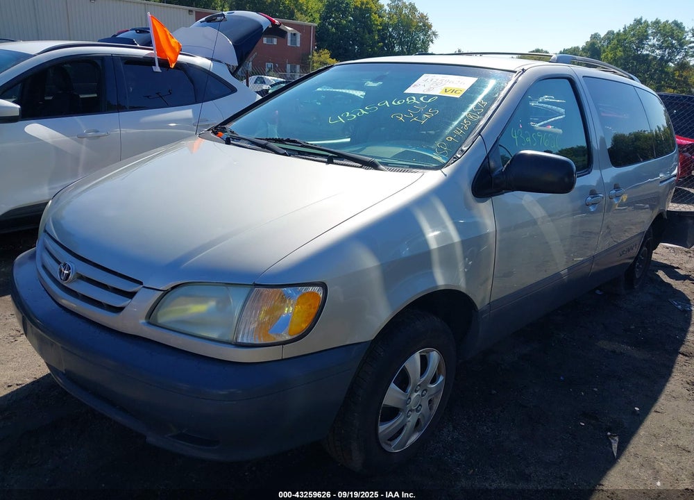 2003 TOYOTA SIENNA CE VIN: 4T3ZF19C23U555119
