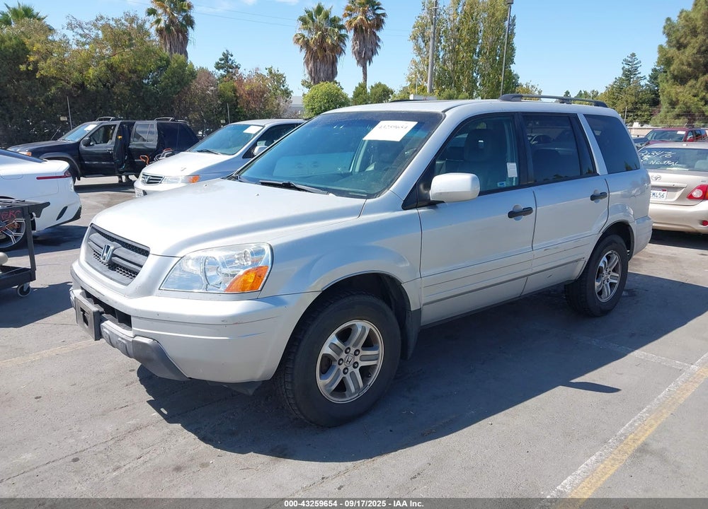2005 HONDA PILOT EX-L VIN: 2HKYF185X5H547777