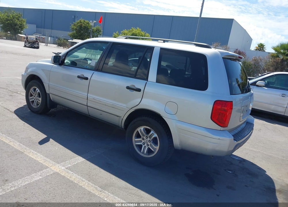 2005 HONDA PILOT EX-L VIN: 2HKYF185X5H547777