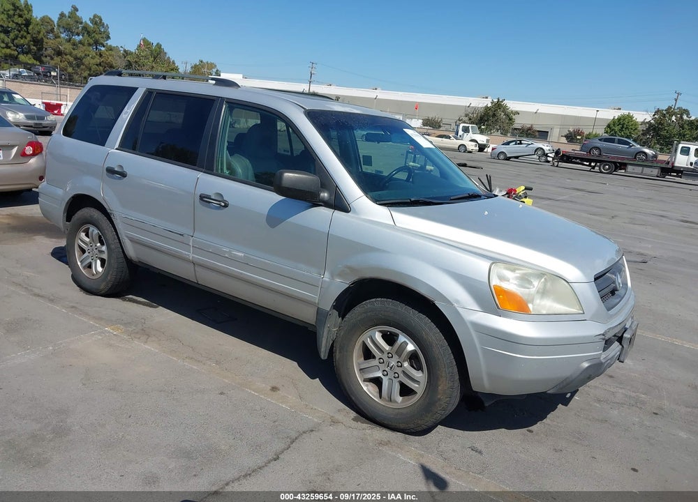 2005 HONDA PILOT EX-L VIN: 2HKYF185X5H547777