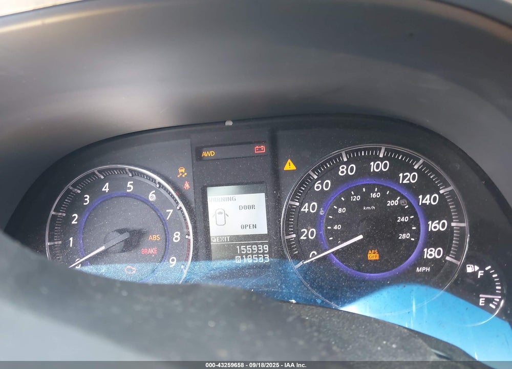 2013 INFINITI FX37 VIN: JN8CS1MW1DM170981