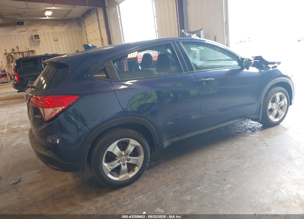 2016 HONDA HR-V VIN: 3CZRU6H59GM706433