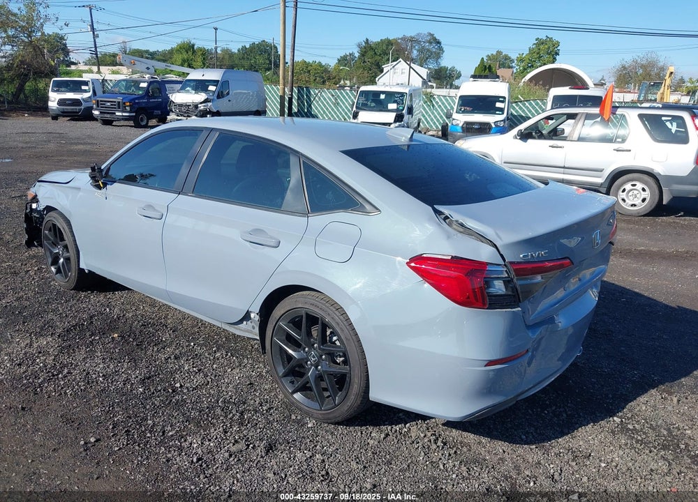 2022 HONDA CIVIC VIN: 2HGFE2F5XNH501301