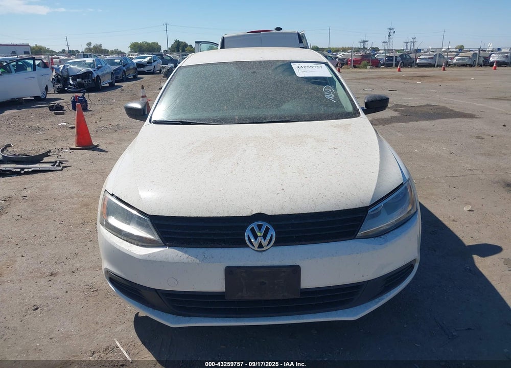 2012 VOLKSWAGEN JETTA VIN: 3VW2K7AJ8CM351627