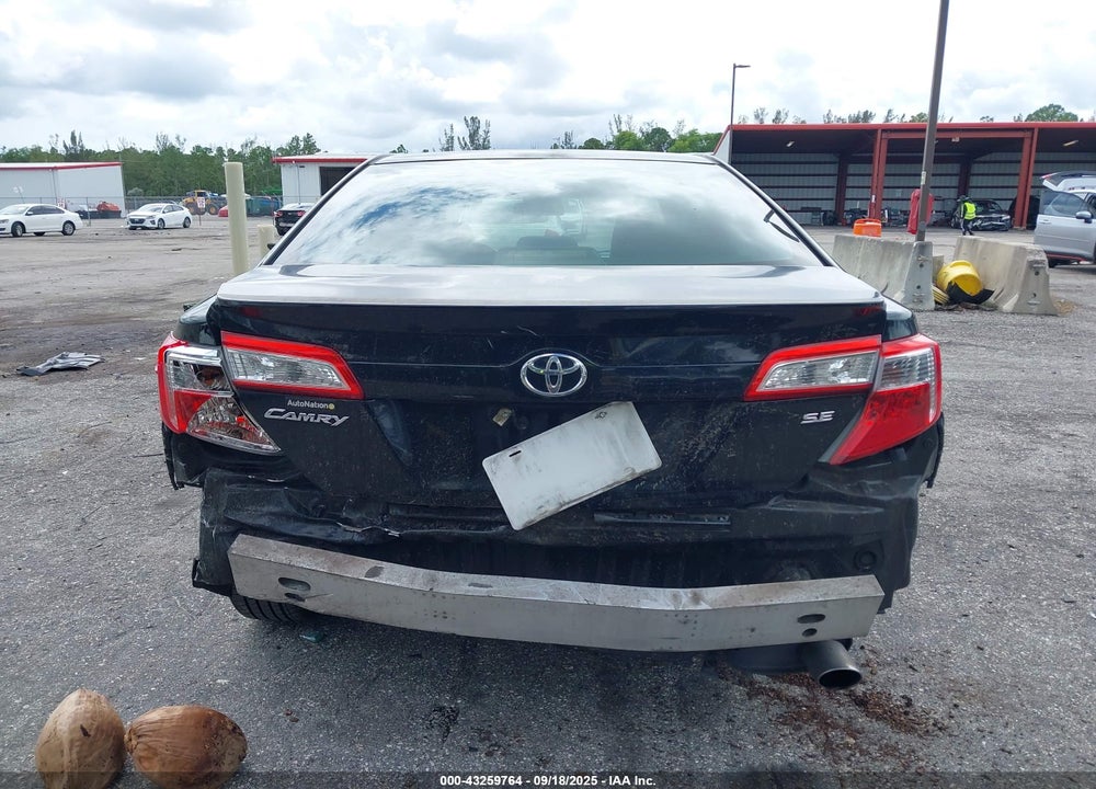 2012 TOYOTA CAMRY SE VIN: 4T1BF1FK4CU185393