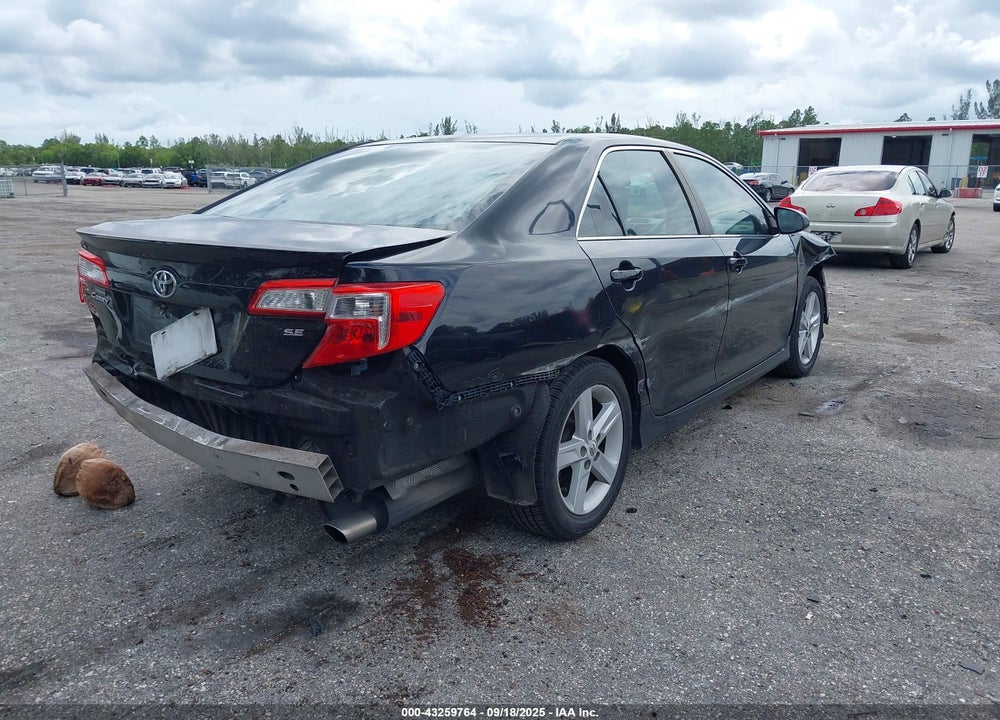 2012 TOYOTA CAMRY SE VIN: 4T1BF1FK4CU185393