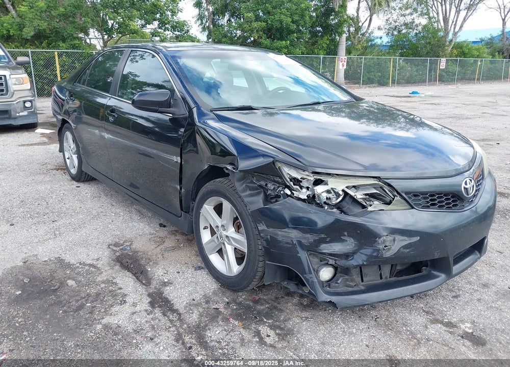 2012 TOYOTA CAMRY SE VIN: 4T1BF1FK4CU185393