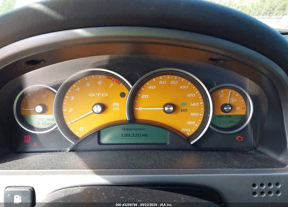 2006 PONTIAC GTO VIN: 6G2VX12U96L829106