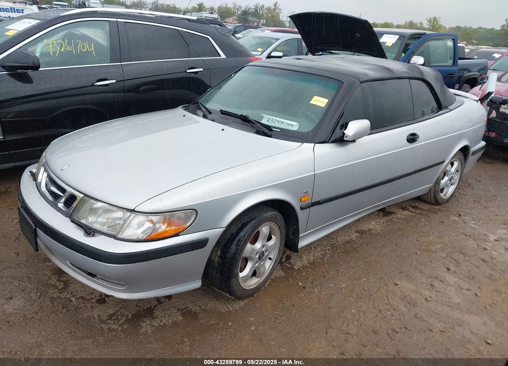 2000 SAAB 9-3 SE VIN: YS3DF75KXY7017631