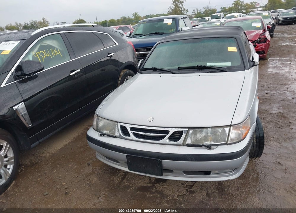2000 SAAB 9-3 SE VIN: YS3DF75KXY7017631