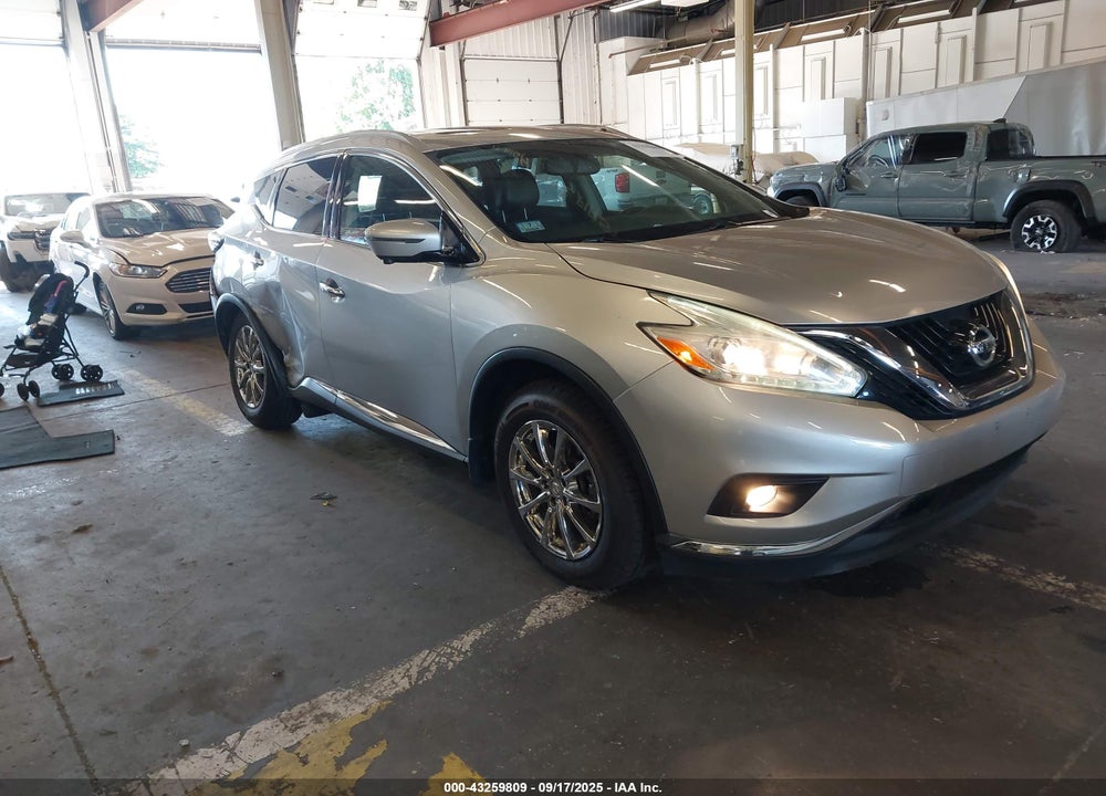 2017 NISSAN MURANO SL VIN: 5N1AZ2MH5HN100398