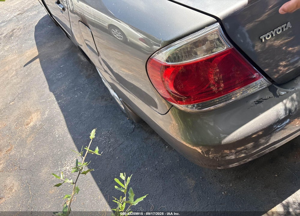 2005 TOYOTA CAMRY LE/XLE/SE VIN: 4T1BE30K05U540344