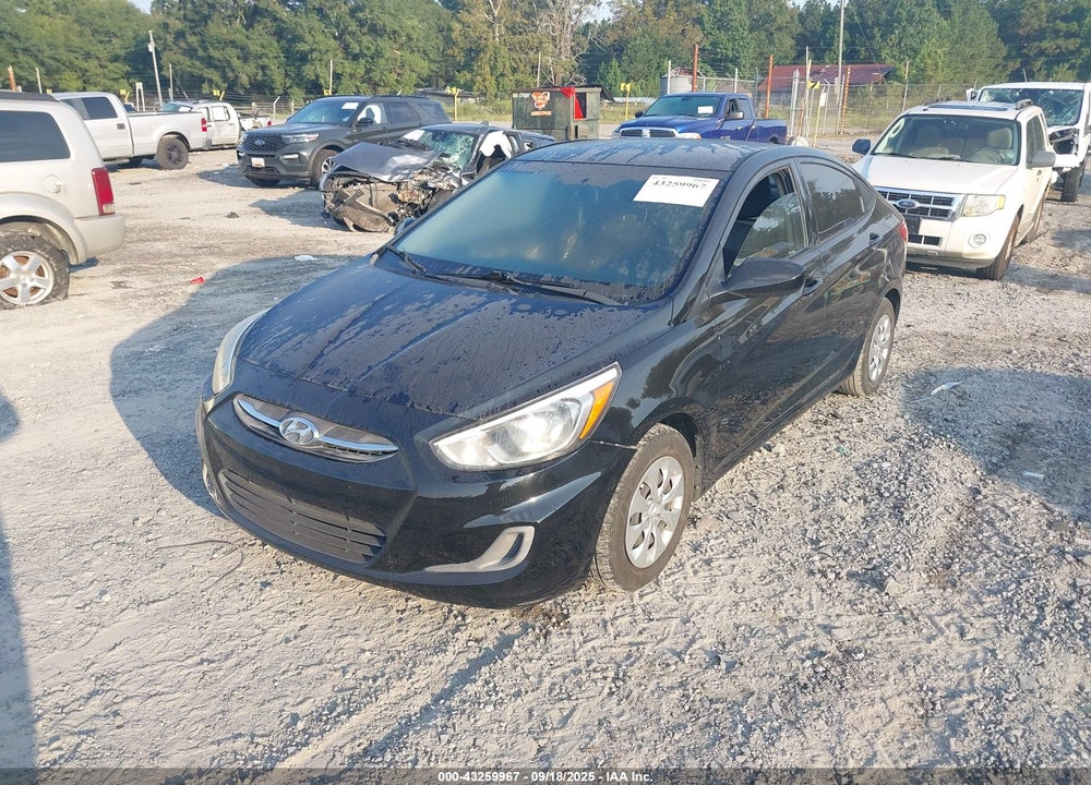 2017 HYUNDAI ACCENT VIN: KMHCT4AE2HU272376