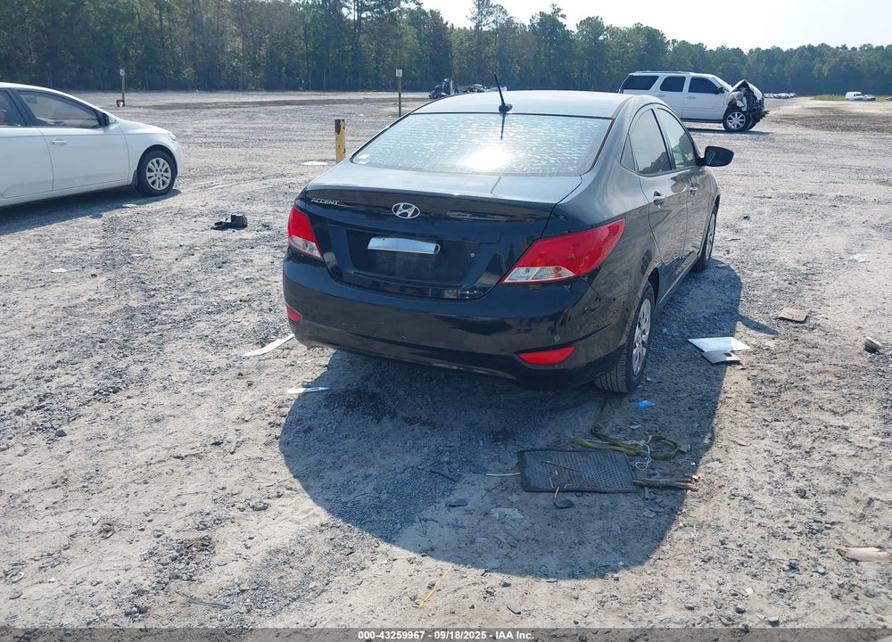 2017 HYUNDAI ACCENT VIN: KMHCT4AE2HU272376