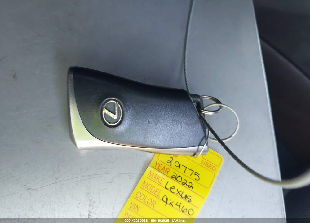 2022 LEXUS GX 460 PREMIUM VIN: JTJAM7BX5N5311068