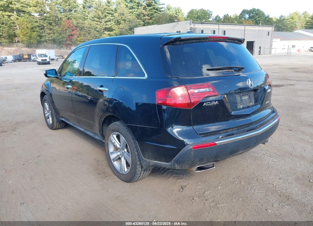 2011 ACURA MDX VIN: 2HNYD2H68BH536988