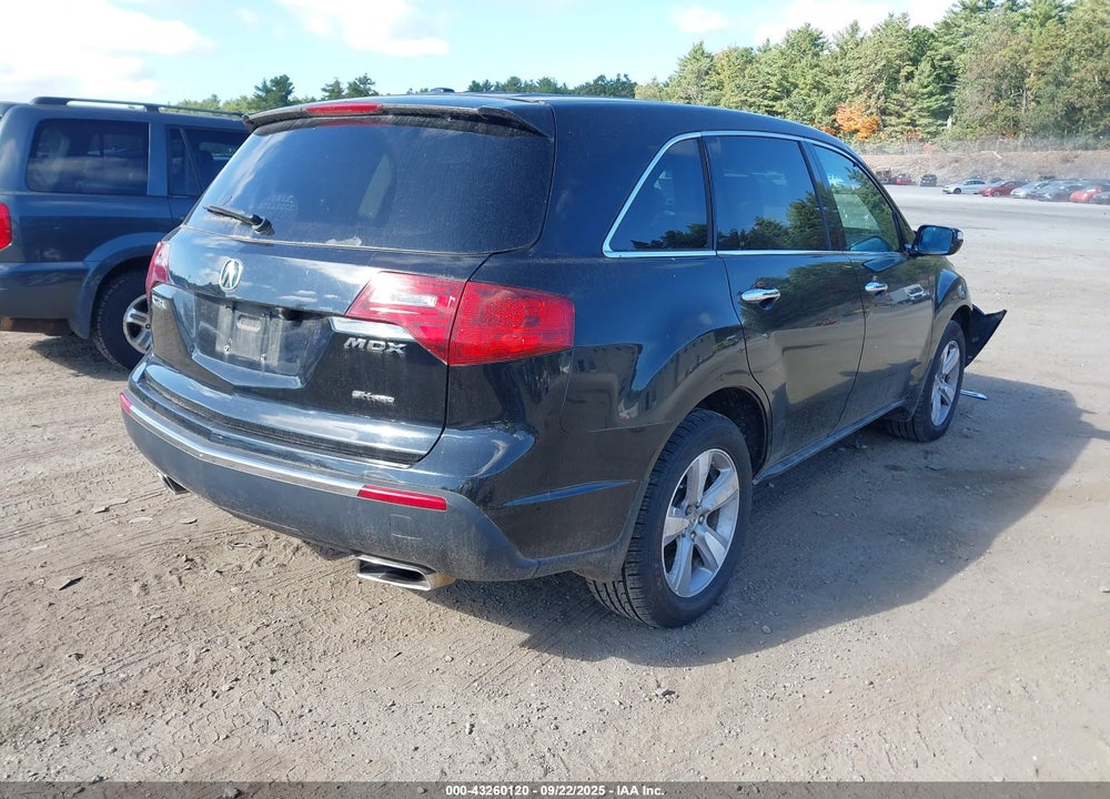 2011 ACURA MDX VIN: 2HNYD2H68BH536988