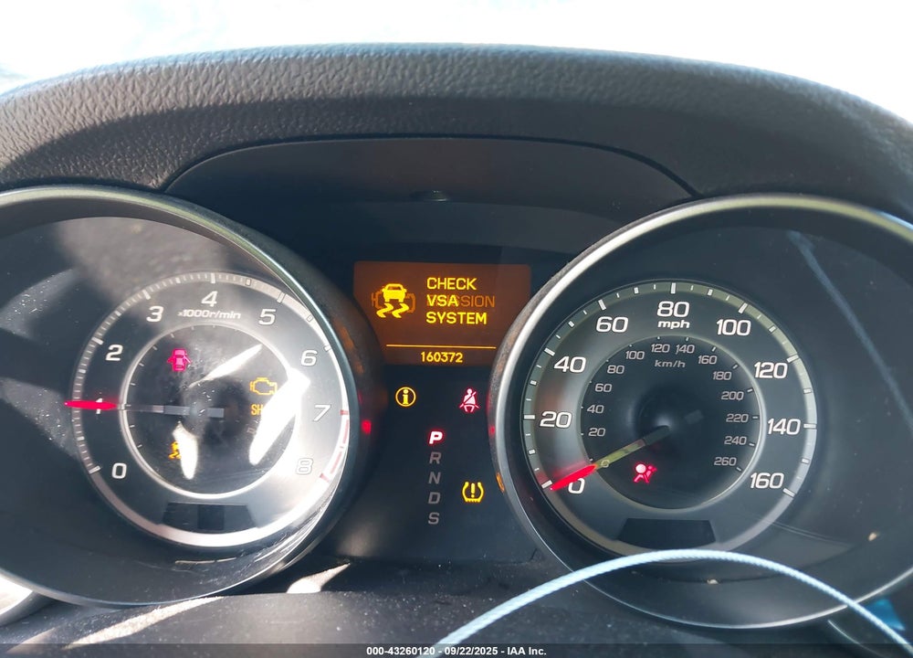 2011 ACURA MDX VIN: 2HNYD2H68BH536988