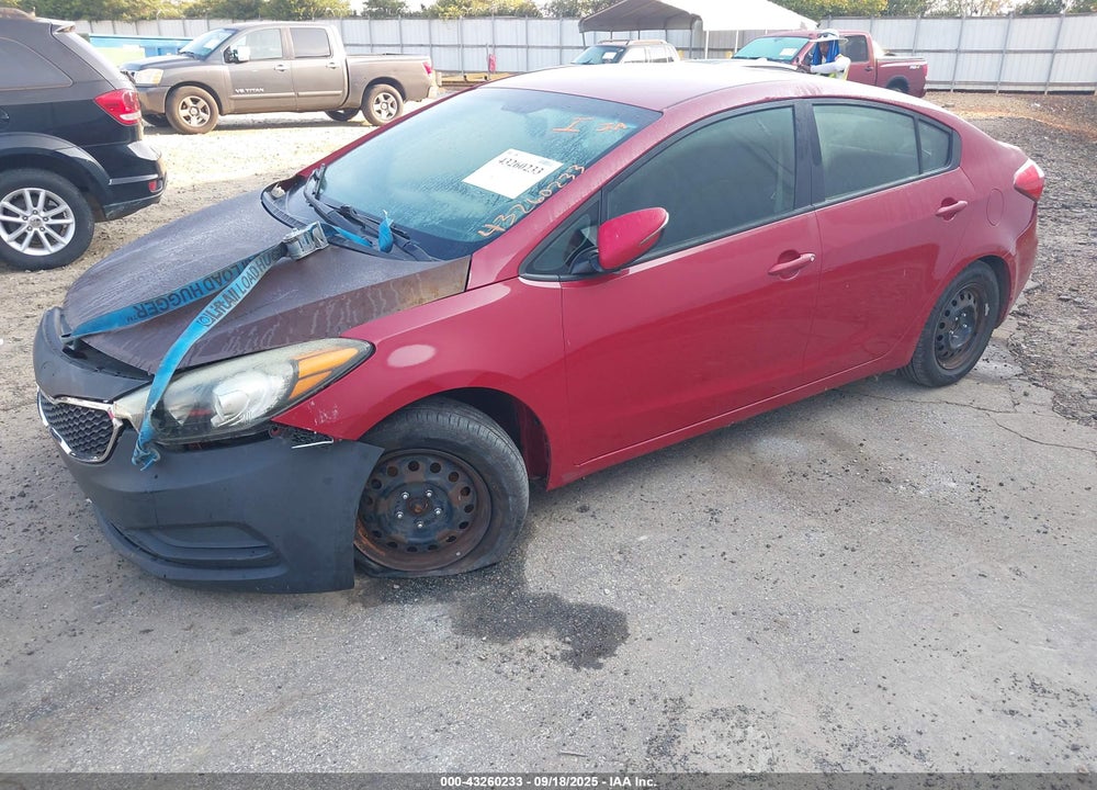 2014 KIA FORTE VIN: KNAFX4A65E5147874