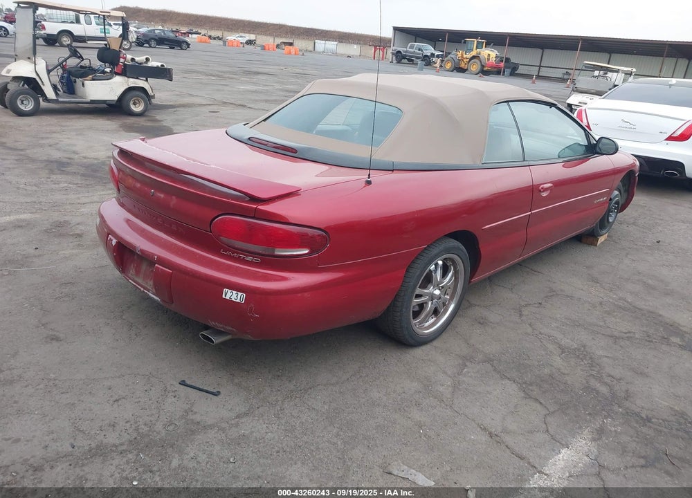 1999 CHRYSLER SEBRING JXI VIN: 3C3EL55H2XT500249