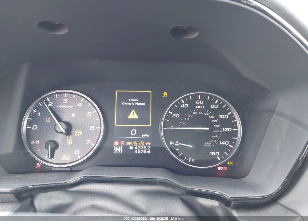 2025 SUBARU OUTBACK VIN: 4S4BTAFC9S3275063