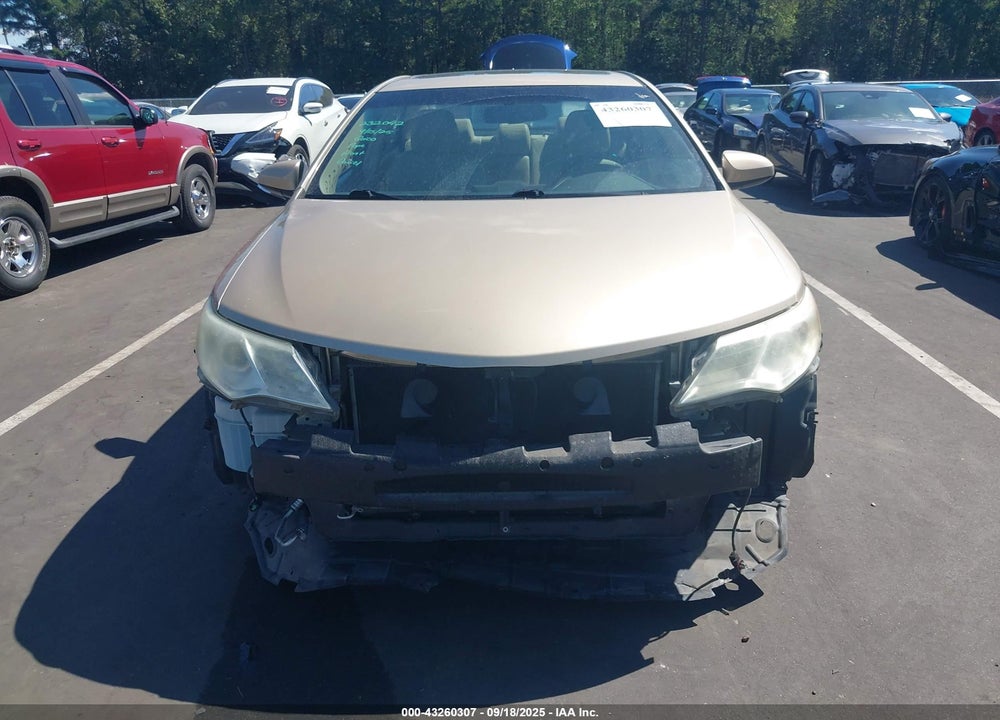 2012 TOYOTA CAMRY XLE V6 VIN: 4T1BK1FK1CU504289