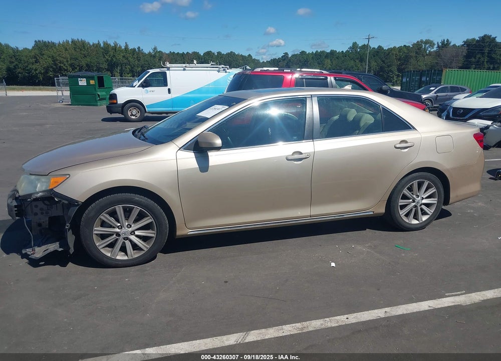 2012 TOYOTA CAMRY XLE V6 VIN: 4T1BK1FK1CU504289