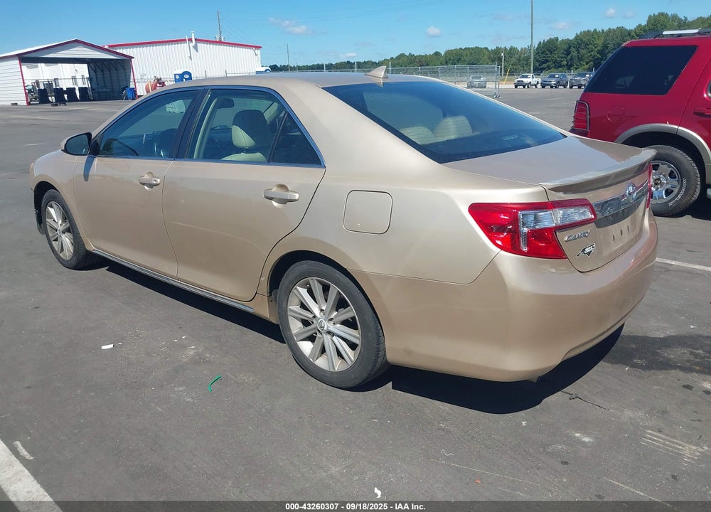2012 TOYOTA CAMRY XLE V6 VIN: 4T1BK1FK1CU504289