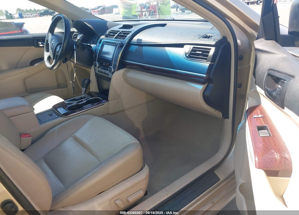 2012 TOYOTA CAMRY XLE V6 VIN: 4T1BK1FK1CU504289