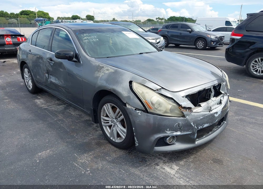 2012 INFINITI G25 VIN: JN1DV6AR4CM862253