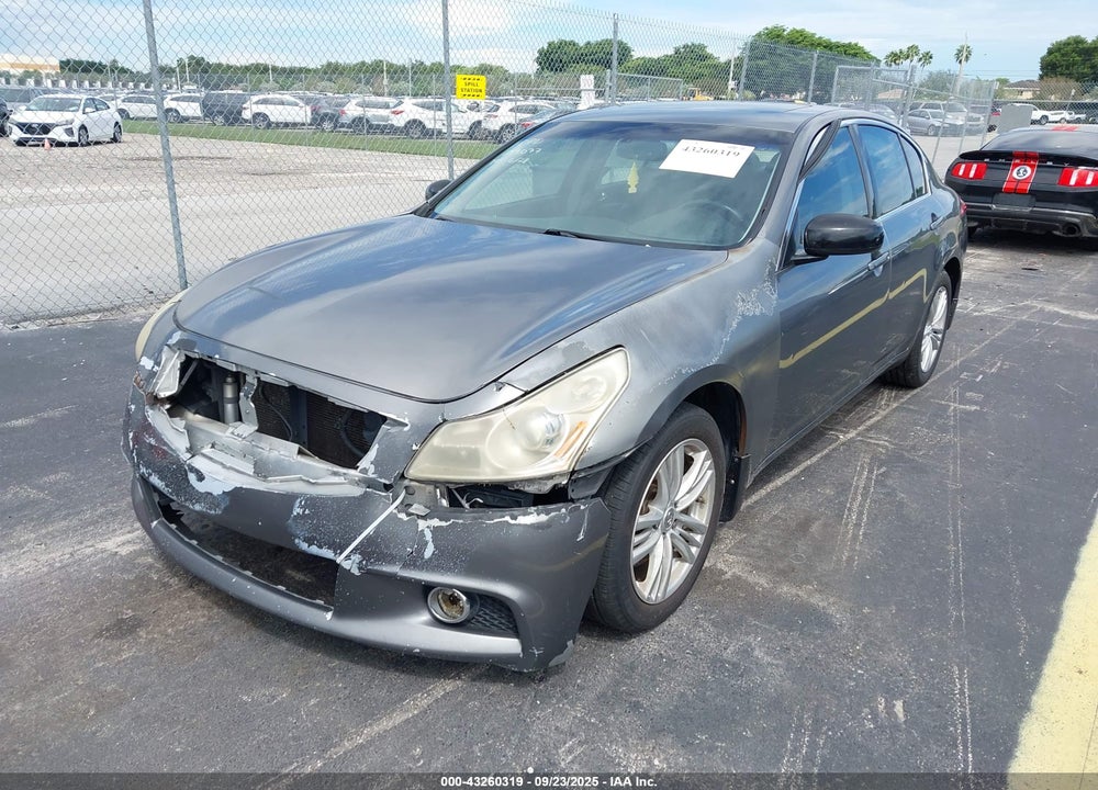 2012 INFINITI G25 VIN: JN1DV6AR4CM862253