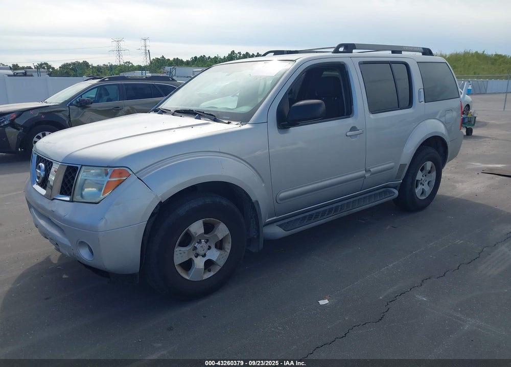 2005 NISSAN PATHFINDER XE VIN: 5N1AR18U55C761860