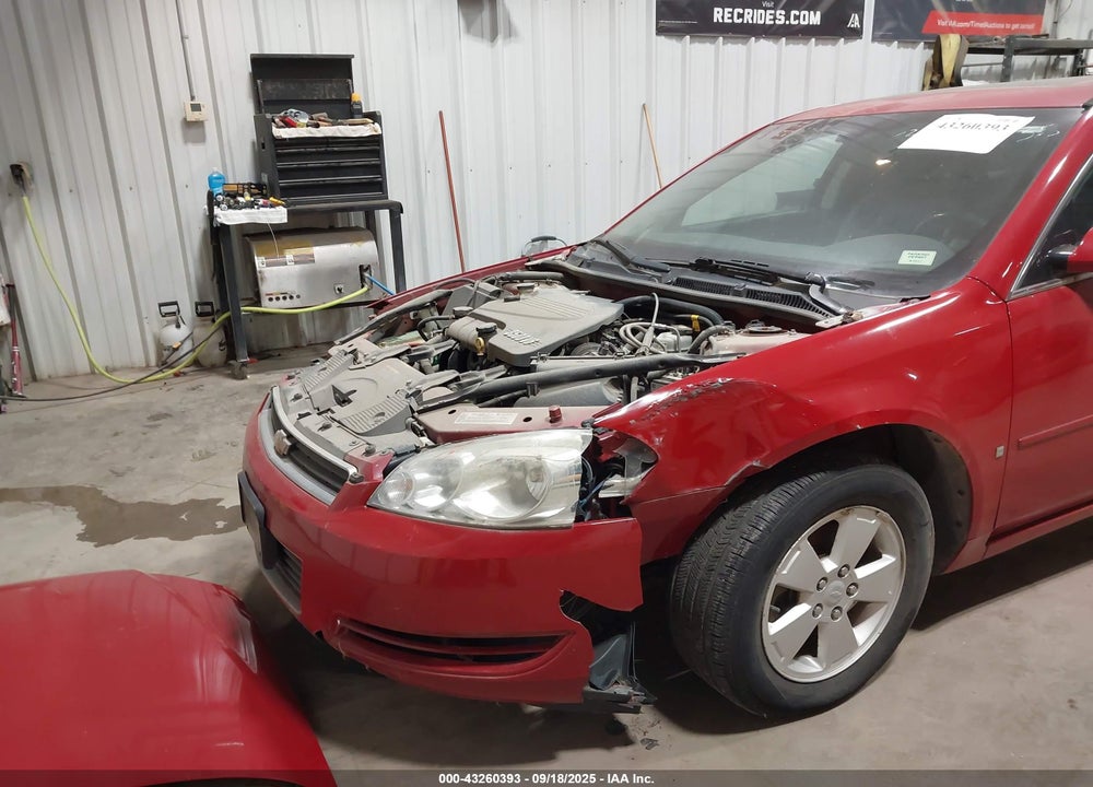 2007 CHEVROLET IMPALA LT VIN: 2G1WT58K079338561