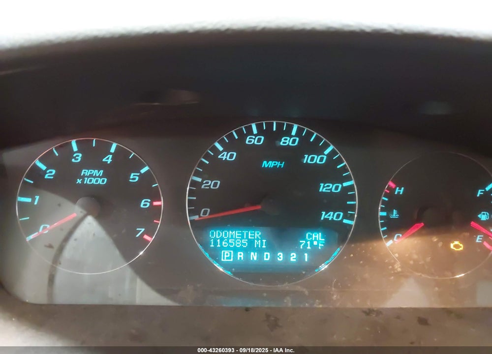 2007 CHEVROLET IMPALA LT VIN: 2G1WT58K079338561
