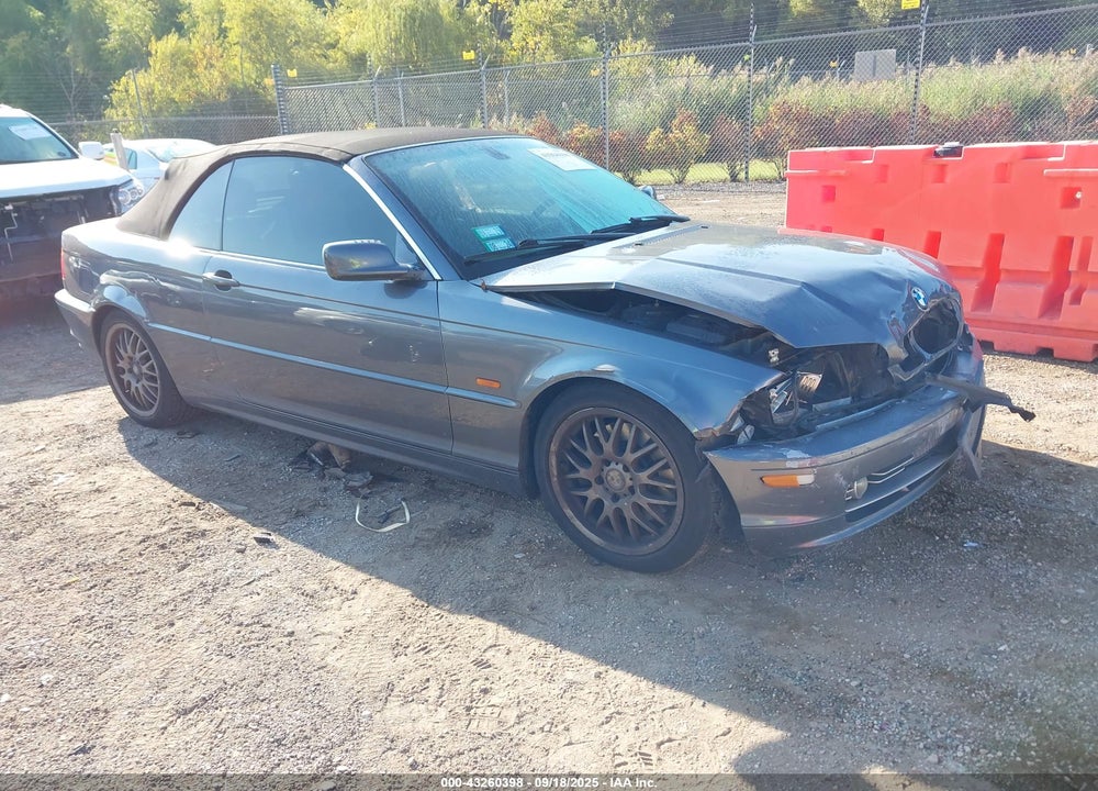 2001 BMW 330CI VIN: WBABS53421JU87855