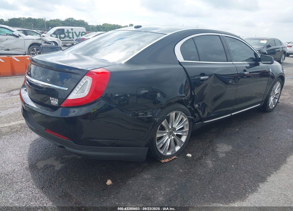 2016 LINCOLN MKS ECOBOOST VIN: 1LNHL9FT5GG600722